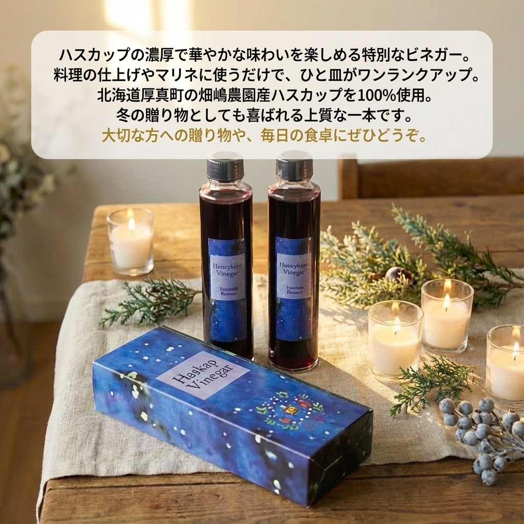北海道産ハスカップビネガーPremium Essence