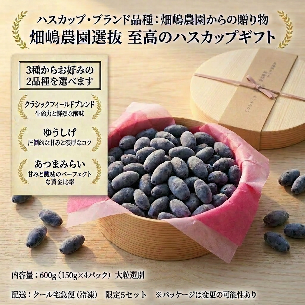 ハスカップギフト作りました