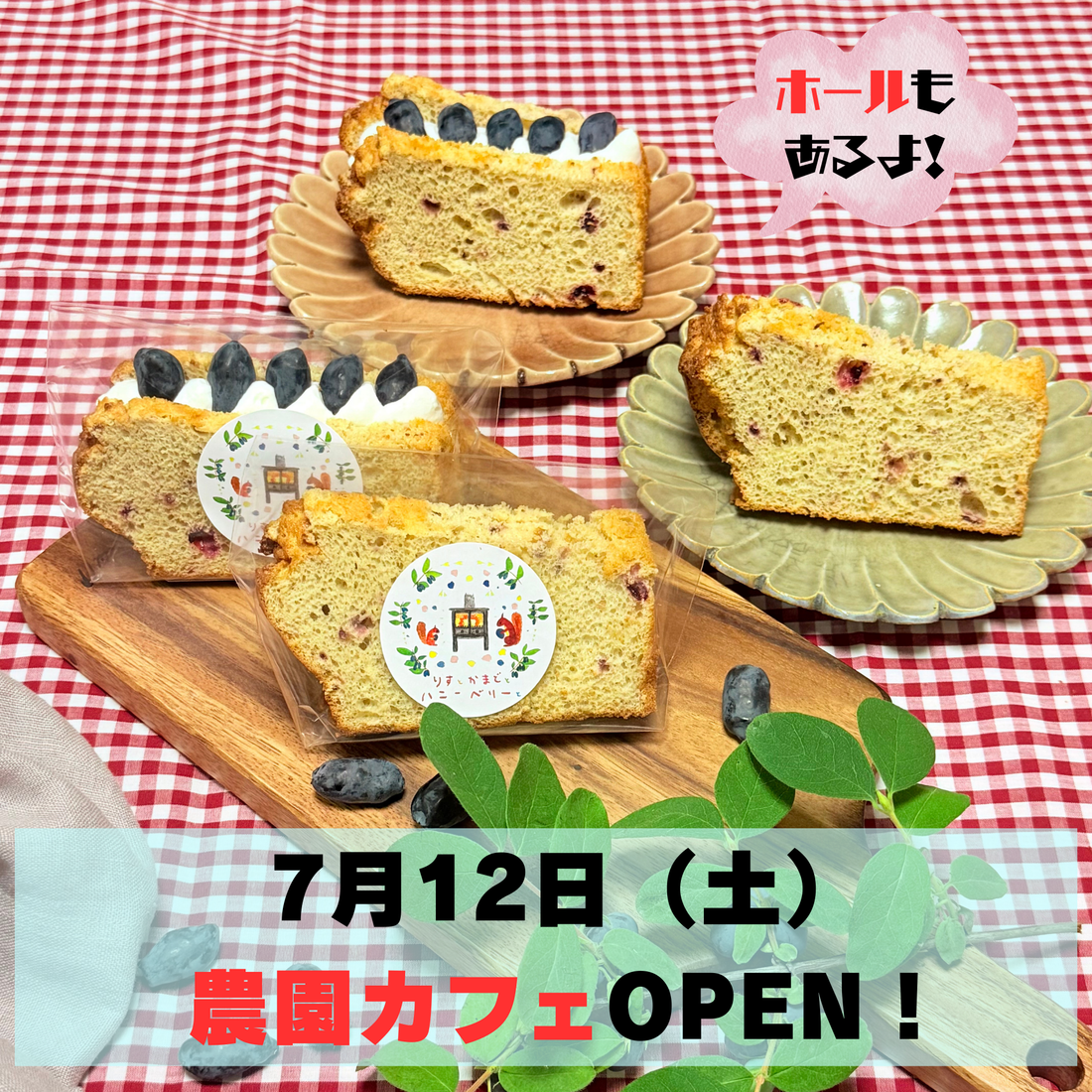 農園カフェOPEN！