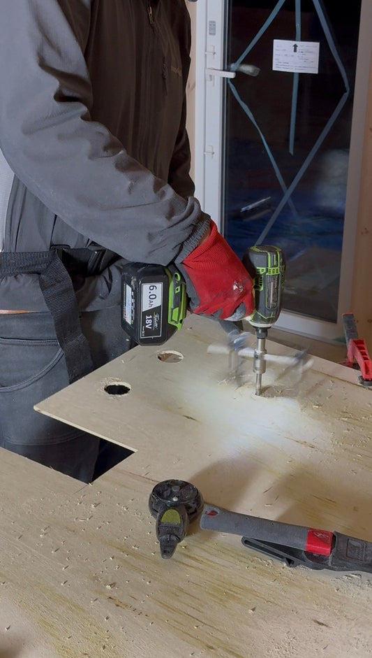 クッションフロアを貼る準備