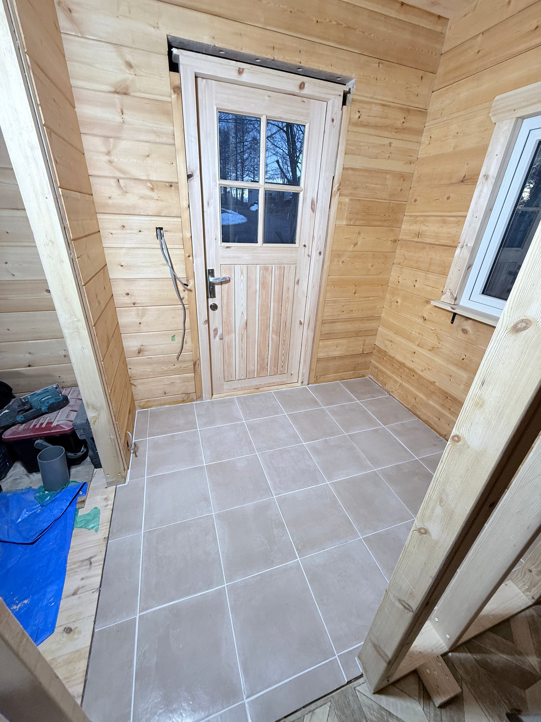 初めての目地入れ