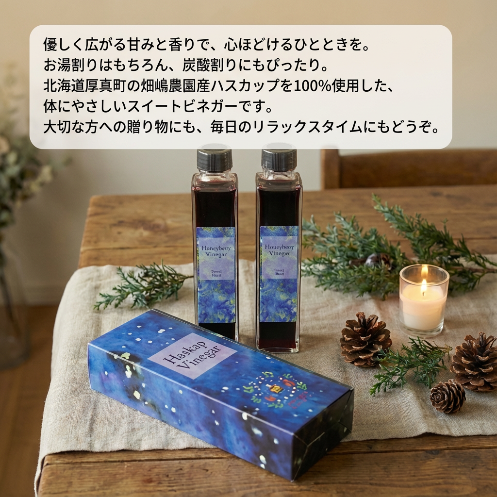 北海道産ハスカップビネガーSweet Blend